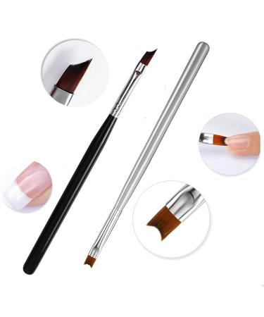 MWoot 1275 Nail Art French Stencils & Tip Stickers Set - DIY Gel Nail Design Brushes & Guides for Perfect Manicures - Buy Online on GoSupps.com