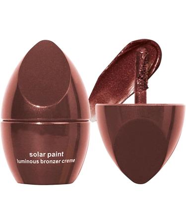Bronzer Contour Cream Four Shades Shimmer Bronzing Liquid Waterproof Longwear Bronzer Makeup Face Body Glow Liquid Highlighter Brighten Concealer for Women Girls Zcsxk 04 Red Brown with Pearl - Buy Online on GoSupps.com