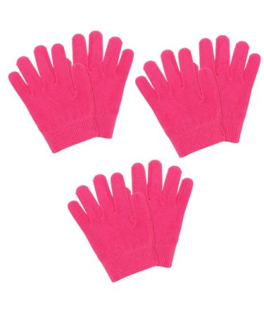 Housoutil 3 Pairs Night Moisturizing Gloves Moisturizing Lotion Gloves Care Hand Moisturizing Spa Gloves Lotion Moisturizing Gloves Salon Accessories Womens Glove Hand Gloves Gel at Night