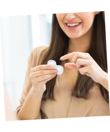 Shop Healeved Contact Lens Storage Black Box - Opaque Eye Case with Mirror & Accessories | Travel Kit 10.2x7.8cm - Buy Online on GoSupps.com