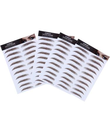 FRCOLOR 12 Pcs Eyebrow Stickers Makeup Stickers False Eyebrows 6d Hair-like Eyebrows Stickers Applique 3d - Buy Online on GoSupps.com