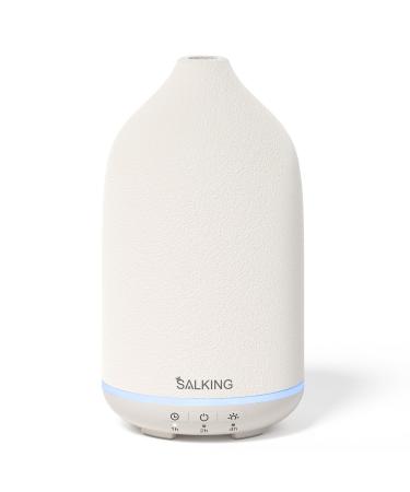 Lalking aroma diffuser white ceramic diffuser for essential oils bpa-free aromatherapy diffuser with adjustable fog mode automatic power-off fragrance for at home office yoga 150ml - Buy Online on GoSupps.com