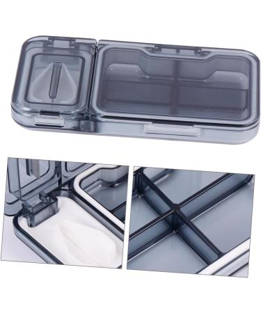 Box Divider & Cutter for Small Medications Portable Medication Splitter | 11.9x6.3cm Grey | International Shipping - Buy Online on GoSupps.com