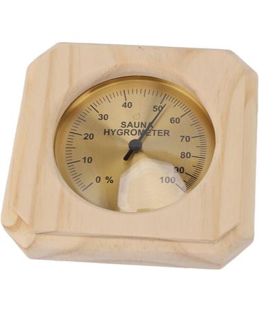 Buy Reliable Wooden Sauna Thermometer Hygrometer | 5% Accuracy | Real-Time Monitoring for Indoor Use - Buy Online on GoSupps.com