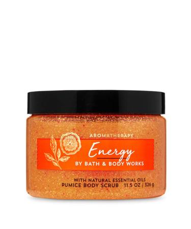 Bath and Body Works Aromatherapy Energy Orange Ginger Body Scrub Exfoliate Polish 11.5 Ounce