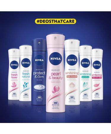 Nivea Fresh Flower Deodorant 150ml - Long-Lasting Freshness | International Shipping Available - Buy Online on GoSupps.com