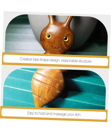 Angoily Massage Comb - Face Shaping Nose Shaper & Under Eye Roller - Wooden Acupoint Massager for Facial Contouring - Buy Online on GoSupps.com