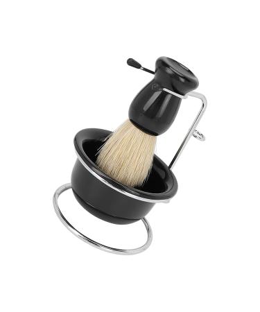 Professional Beard Shaving Brush Kit - 3 Piece Nylon Brush & Stand for Travel | Best Facial Care - Buy Online on GoSupps.com