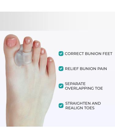 5 Stars United Bunion Corrector and Relief Sleeve Bundle - Small and Big Toe Separators for Hammer Toe Straightening - Buy Online on GoSupps.com