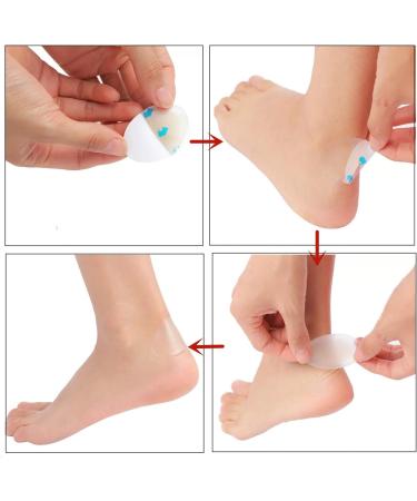 Hydrocolloid Invisible Blister Plasters - 15 Count Pack for Foot, Heel, & Toe - Gel Cushion for Blister Prevention - Buy Online on GoSupps.com