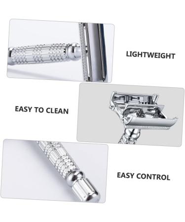 Beavorty 3-St Manual Razor Body Shaver | Double-Edged Chrome-Plated Hair Cutter for Precision Grooming | All-in-One Alloy Design - Buy Online on GoSupps.com