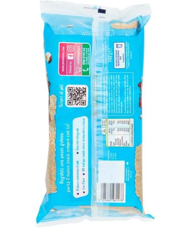 Performa Whole Grain Rice Snacks with Milk Chocolate and Hazelnuts 3-Pack Whole Grain Rice Cakes in 4-Pack Fresh Savings Bags with 2 Biscuits (8 Snacks x 17.75g) 142g - Buy Online on GoSupps.com