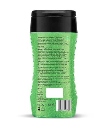 BEARDO Body Acne Body Wash for Men 200 ml | Neem & Tea Tree Formula | Clear Skin Solution | Purify Body Acne | B-acne Bodywash - Buy Online on GoSupps.com