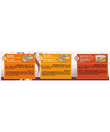 Friskies Gravy Pleasers Wet Cat Food Chicken Variety Pack 3 Flavours - 156 g Can (24 Pack) Gravy Pleasures Gravy Pleasers 156 g (Pack of 24) - Buy Online on GoSupps.com