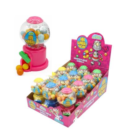 Crazy Candy Factory Mini Gumball Machine 35g | Pick Any Number of Packs