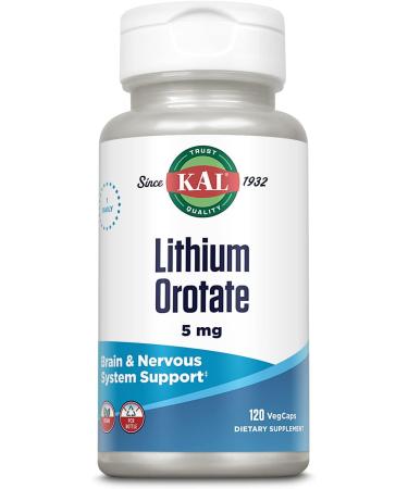 KAL Lithium Orotate 5 mg 120 VegCaps