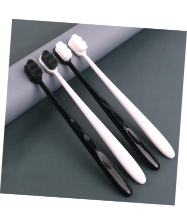 Travel Toothbrush with Dental Bristles - Gatuida Oral Care Tool for Effective Tooth Cleaning (Black 1 Pack) - Buy Online on GoSupps.com