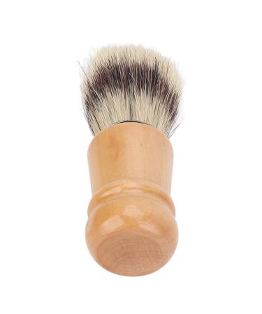 Premium Men's Shaving Brush with Wooden Handle | Comfortable Foam & Versatile Use for Salon or Home - Buy Online on GoSupps.com
