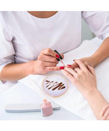 WLLHYF Nail Art Palette - Irregular Makeup Plate & Gold Edge Holder for Beauty Nail Art | Mixed Color Resin Painting Tool - Ideal for Hand-Painted Toning in True Pink - Buy Online on GoSupps.com
