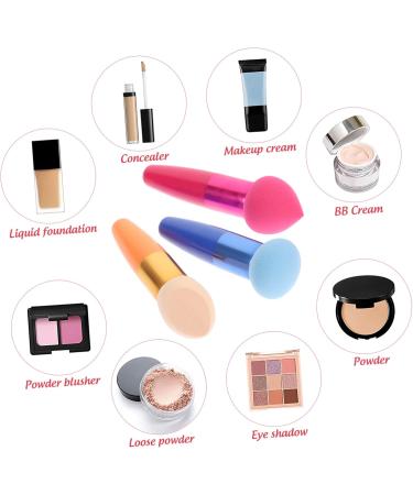 Housoutil 3pc on Stick Makeup Lip Brush Cream Foundation Brush Contour Brush Beauty Sponge for Makeup Fashionista Headband Sponges Makeup Brush Tools Major Travel Eye Brush medium As Shown - Buy Online on GoSupps.com