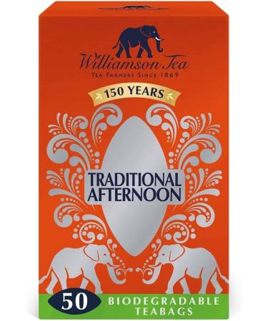 Williamson Tea | Traditional Afternoon | 6 x 50 bags - Buy Online on GoSupps.com