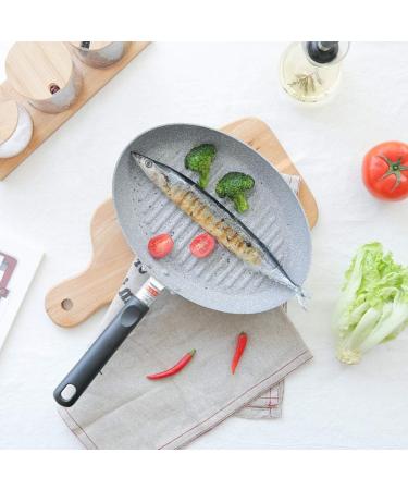 DameCo Frying Pan No Oil-Smoke Pan Steak Frying Pan Only Use for Gas Cooker Non-Stick Pans Kitchen Cooking Helper Nonstick Metal Utensil Saucepan Frying Pan (Color : Gray) (Gray) Interesting - Buy Online on GoSupps.com