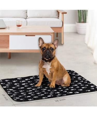 Comsmart Warm Paw Print Blanket/Bed Cover for Dogs and Cats | 6 Pack, 24x28 Inches, Multi-colored - Buy Online on GoSupps.com
