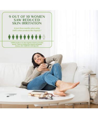 Organyc Organic Cotton Panty Liners for Light Flow - 24 Count - Buy Online on GoSupps.com