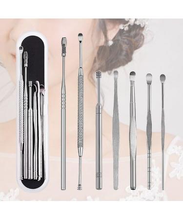 Stainless Steel Ear Pick Set - Safe Ear Wax Removal Ear Scoop for Effective Cleaning - Buy Online on GoSupps.com