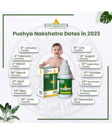 INC Swarnaprashan (Suvarna Prashan) Drops - 15ml | FDCA Approved | 24CT Pure Gold Extract | Kids 0-12 Years - Buy Online on GoSupps.com