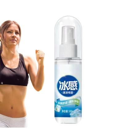 Mist Cooling Spray Soothing Body Spray Revitalising Mist | Non Sticky Cooling Skin Toner Aloe Infused Skin Freshener Lightweight Body Spray for Walking Heatwavve Park Picnic Workout 100ml 1 Count (Pack of 1) - Buy Online on GoSupps.com
