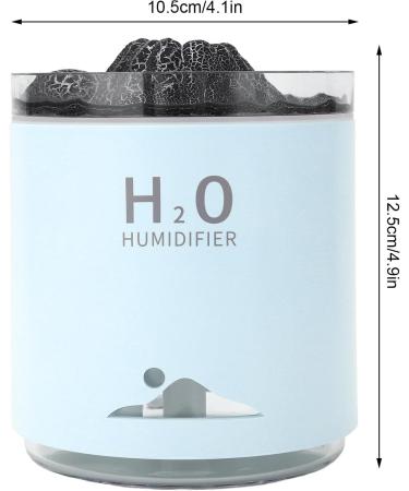 Buy Large Capacity Oil Diffuser - Volcanic Look Multifunctional & Colorful Flame Night Light for Living Room (Blue) - International Shipping Available - Buy Online on GoSupps.com