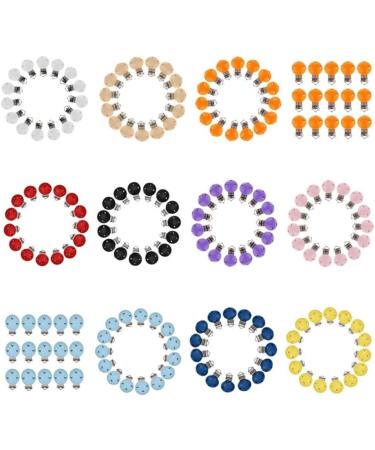 Tubayia 15 Pieces Wooden Pacifier Clip Set | Natural Pacifier Holders for Babies & Children - International Shipping - Buy Online on GoSupps.com
