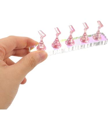 POPETPOP 2 Sets Acrylic Nail Display Stand Nail Practice Holder Magnetic Nail Practice Stand Fingernail DIY Nail Design Stand for False Nail Manicure Tool Home Salon Use - Buy Online on GoSupps.com