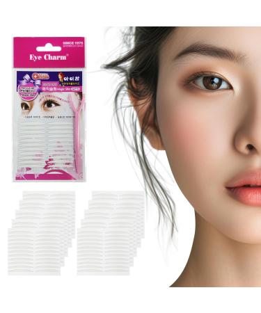 Eye Charm Double Eyelid Tape Hooded Eye Lift Eyelid Tape Face Tape Lifting Invisible Droopy Eyelid Lifter Eye Lid Strips for Hooded Eyes (Double Sided 3mm 220p)