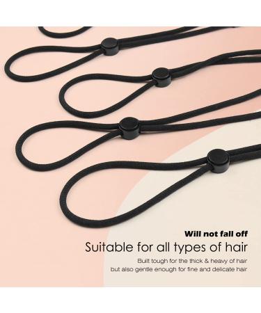 5Pcs Adjustable Hair Tie Puff Cuff for Black Women | Curly Hair Accessories | Afro Loc Puff Hair Tie Set - Buy Online on GoSupps.com