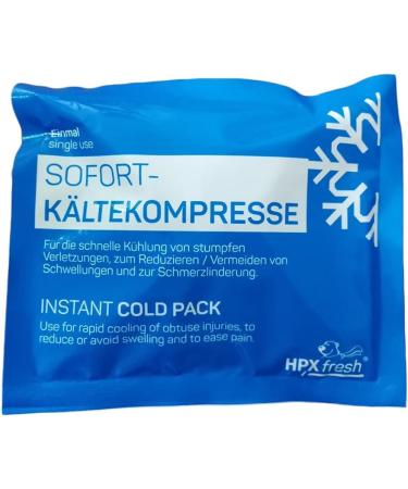 HPXFresh Instant Cold Compresses - Fast Pain Relief for Sports Injuries & Bruises | 17x15cm | Buy Internationally - Buy Online on GoSupps.com