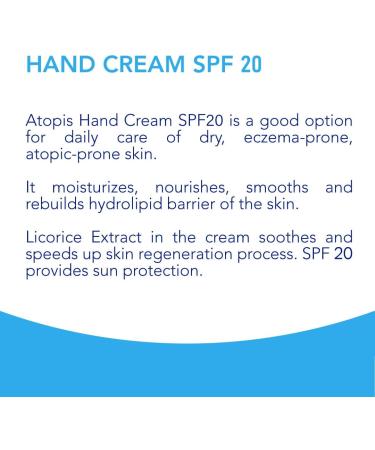  Novaclear Novaclear Atopis Hand Cream with Organic Hemp Oil 50ml - Buy Online on GoSupps.com