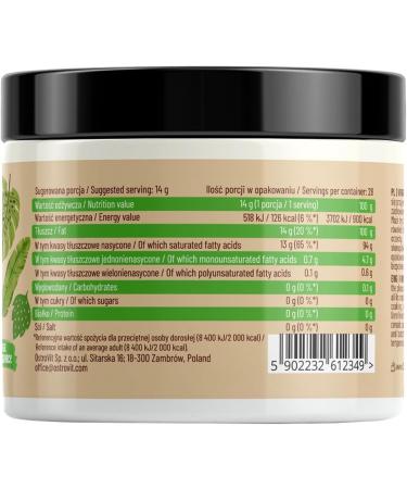 OSTROVIT COCONUT OIL 400g | Extra Virgin | Cold Pressed | RAW | Unrefined | Delicious - Buy Online on GoSupps.com