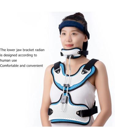 Adjustable Neck Breast Orthosis | Cervical Vortex Rehabilitation Support | Neck Traction Device for Adults - Buy Online on GoSupps.com