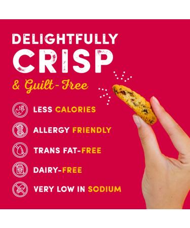 All Natural Cinnamon Chocolate Chip Biscotti Style Cookies - Peanut & Dairy Free, 5oz (Pack of 6) - Buy Online on GoSupps.com