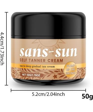 GkgWuxf Selftanning Lotion 50g Selftanner Bronzing and Moisturizing Lotion for Women and Men for Indoor and Outdoor Use during Summer and Holidays - Buy Online on GoSupps.com