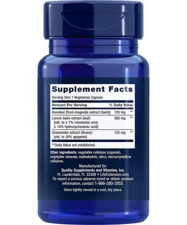 Life Extension Herbal Sleep PM - 30 Vegetarian Capsules for Restful Sleep - Buy Online on GoSupps.com