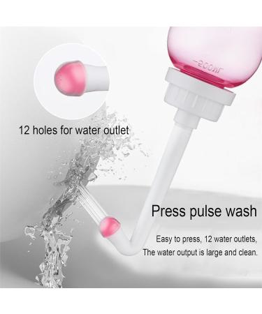 Brigtviee Portable Bidet - Intimate Shower Relief for Postpartum Care | 50ml Purple Peri Bottle for Vaginal Hygiene - Buy Online on GoSupps.com