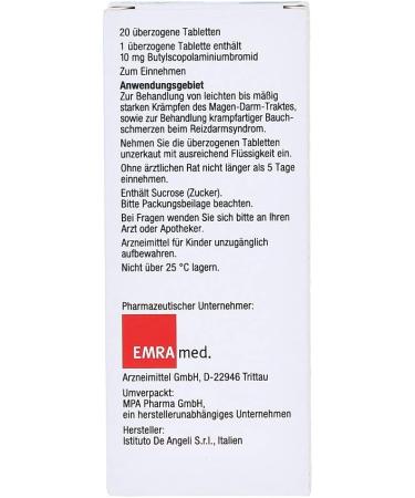 Buy Buscopan Dragees 20 ST - Fast International Shipping | Relief from Abdominal Pain - Buy Online on GoSupps.com