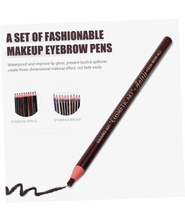 SOESFOUFU Black Colored Pencils 10pcs Eyebrow Pencil Facial Tools Eyebrow Peel- off Pencil Eyebrow Pens Crayon Girl Miniature - Buy Online on GoSupps.com