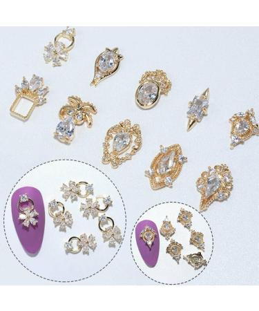 DIY Rhinestones Charms Zircon Butterfly-shape Nail Art Decorations 3D(14) type14 - Buy Online on GoSupps.com