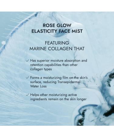 Alteya Organic Rose Glow Elasticity Collagen Face Mist 120 ml - NaTrue Certified Organic Rose Toner with Hyaluronic Acid + Marine Collagen for Supple Skin and Healthy Glow - All Skin Types - Buy Online on GoSupps.com