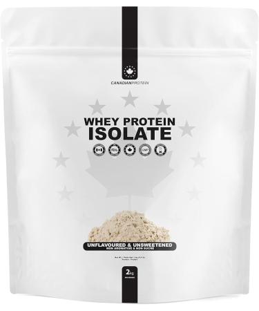 Canadian Protein 100% Whey Isolate 27g of Protein | 6 kg of Unflavoured Low Carb Keto Friendly Workout Recovery Drink | Protein Powder Rich in BCAA Amino Acids - Buy Online on GoSupps.com