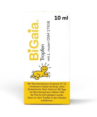 Bigaia Drops 10ml | L. Reuteri for Infant Gut Health | Safe for Babies from Birth - Buy Online on GoSupps.com